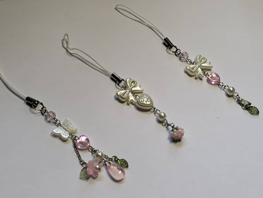 Coquette Girl Style Phone Charms - Mobile Phones